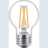 Philips LED Bulb, G16.5, 3.8 Watts, 2700-2200 Kelvin, 350 Lumens, 120 Volts