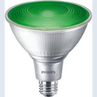 Philips LED Bulb, PAR38, 13.5 Watts, Green, 120 Volts