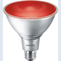 Philips LED Bulb, PAR38, 13.5 Watts, Red, 120 Volts