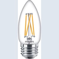 Philips LED Bulb, B11, 5.5 Watts, 2700 WG Kelvin, 500 Lumens, 120 Volts