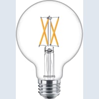 Philips LED Bulb, G25, 5.5 Watts, 2700 WG Kelvin, 500 Lumens, 120 Volts