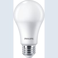 Philips LED Bulb, A19, 12.2 Watts, 5000 Kelvin, 1100 Lumens, 120 Volts