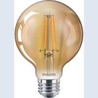 Philips LED Bulb, G25, 4.5 Watts, 2000 Kelvin, 300 Lumens, 120 Volts