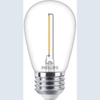 Philips LED Bulb, S14, 1 Watts, 2700 WG Kelvin, 60 Lumens, 120 Volts