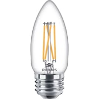 Philips LED Bulb, B11, 3.3 Watts, 5000 Kelvin, 300 Lumens, 120 Volts