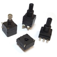 Piher - Amphenol POTENTIOMETER, 16 mm, P/M, Carbon sensor, 10kOhm, 0.2, Side adjustment"