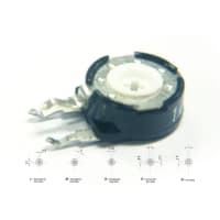 Piher - Amphenol POTENTIOMETER, 10mm control/ sensor, .50k Ohm0.1Side adjustment"