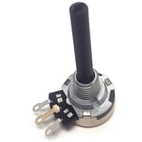 Piher - Amphenol POTENTIOMETER, 21mm, Control/metal housing, Plastic shaft 10kOhm, 0.2, Top or Side"