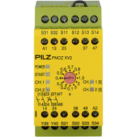 Pilz Safety Relay Dual Channel With 2 SafetyContacts, PNOZ Series