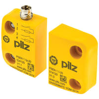 Pilz Magnetic Safety Switch, IP67, 2 NO, 24 VDC, M8 4-Pin Male, PSEN Series