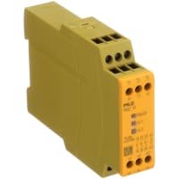 Pilz Safety Relay, 1 Ch E-STOP Monitoring, 6A 24 VAC/VDC, 3 NO 1 NC, PNOZ Series