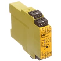 Pilz Safety Relay, 1/2 Ch E-STOP Monitor, 24 VDC, 2 NO 1 NO-t, PNOZ Series