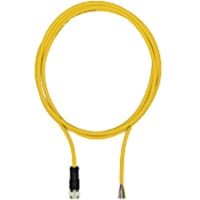 Pilz Unshielded cable, PUR with an straight M12 connector (female), 8 pins