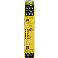 Pilz Safety Relay, E-STOP, 2 NO 1 SC, 1/2 Channel, 24 VDC, 17.5mm W, PNOZ Series