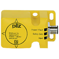 Pilz RFiD safety switch 2 safe semiconductor outputs, 5-pin M12 connector.