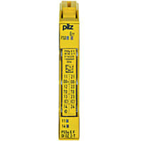 Pilz Electronic module digital inputs and outputs, 1 input, 1 output.