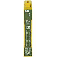 Pilz Electronic module digital inputs and outputs, diagnostic capabilities.