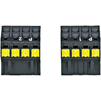 Pilz Set of plug-in spring-loaded terminal PU = 1 piece P1 and 1 piece P2.