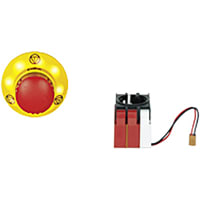 Pilz PITestop E-STOP/contact block set consisting of illuminated E-STOP pushbutton.