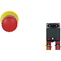 Pilz PITestop E-STOP/contact block set consisting of E-STOP pushbutton.