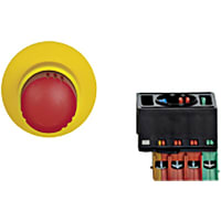 Pilz PITestop E-STOP/contact block set consisting of E-STOP pushbutton.