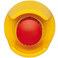 Pilz PITestop E-STOP pushbutton IP65, with protective collar, mounting hole: 22.3 mm