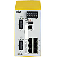 Pilz Industrial Ethernet Switch, managed, 6 x Standard 10/100 Base TX, RJ45 Ports.