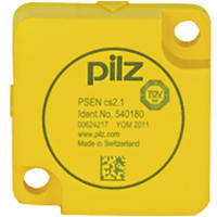 Pilz RFiD safety switch 2 safe semiconductor outputs, 8-pin M12 connector.