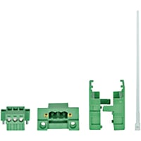 Pilz Supply voltage connector in a package of three pieces.