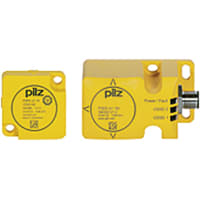 Pilz RFiD safety switch 2 safe semiconductor outputs, 5-pin M12 connector.