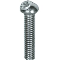 Pilz Screws with one-way slot M5 x 20, material stainless steel, 1 PU = 10 pieces.