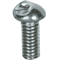 Pilz Screws with one-way slot M5 x 10, material stainless steel, 1 PU = 10 pieces.