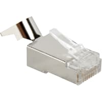 Platinum Tools RJ45 Cat6A 10 Gig Shielded connector w/liner TrayPak/50