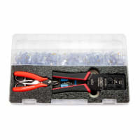 Platinum Tools Terminate Kit, EXO Cut Strip, Includes Crimper & die sets, Cat6 & Cat6A