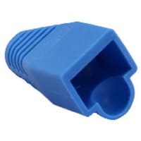 Platinum Tools RJ45 Boot, 5.5mm Max OD, Blue. (Bulk, 1ea.) Pkg 100pc/Bag.