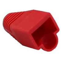 Platinum Tools RJ45 Boot, 7.0mm Max OD, Red. (Bulk, 1ea.) Pkg 100pc/Bag.