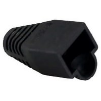 Platinum Tools RJ45 Boot, 6.5mm Max OD, Black. (Bulk, 1ea.) Pkg 100pc/Bag.