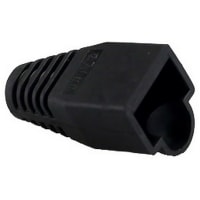 Platinum Tools RJ45 Boot; 7.0mm Max OD; Black; 100pc/Bag.