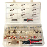 Platinum Tools Tool; Crimp Kit, Sealsmart Field Installation Kit; Nickel Plated Connectors