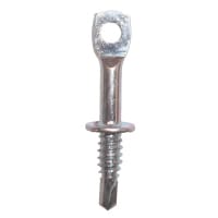 Platinum Tools Eye Lag Screw;Self Drill;2-in. L;1/4-in. Hole;3/4-in. Thread;16-22 Metal;Box/100