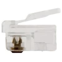 Platinum Tools RJ11 (6P4C) Round-Stranded. 25/Clamshell.