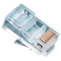 Platinum Tools RJ45 (8P8C) Round-Solid, 3 Prong. 500/Bag.