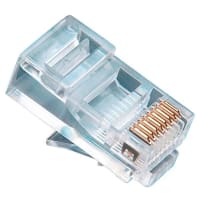 Platinum Tools RJ45 (8P8C) Round-Solid, 3 Prong. 100/Jar.