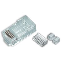 Platinum Tools RJ45 (8P8C) Cat6 HP, Round-Solid 3-Prong. 500/Bag.