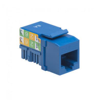 Platinum Tools Keystone; Cat5e; 110 Jack; Blue