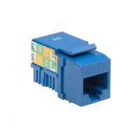 Platinum Tools Keystone; Cat6; 110 Jack; Blue