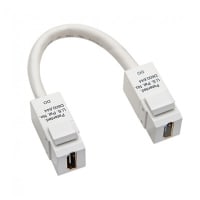 Platinum Tools Keystone; HDMI to HDMI Pigtail; White