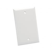 Platinum Tools Wall Plate; Standard Gang Blank; White