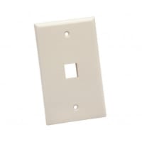 Platinum Tools Wall Plate; Standard; 1 Port; Light Almond