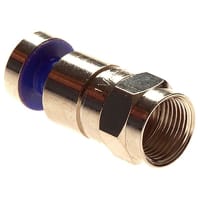 Platinum Tools F RGB Compression 23AWG, Nickel Pl. (Bulk, 1ea.) Pkg 25pc/Bag.